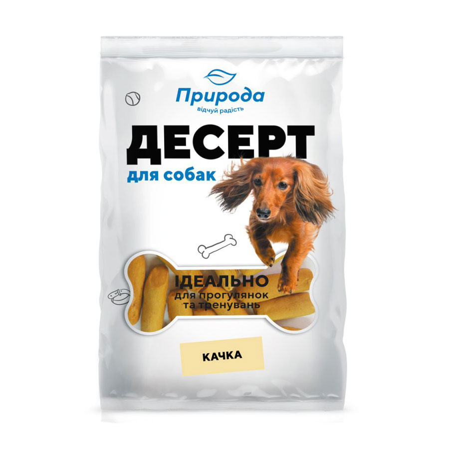 Ласощі для собак Природа Качка, 550 г